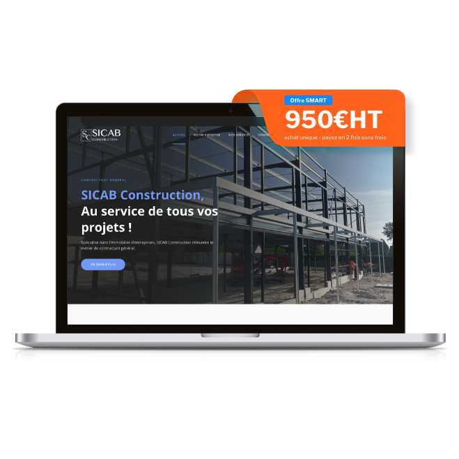 Création site web entreprise batiment