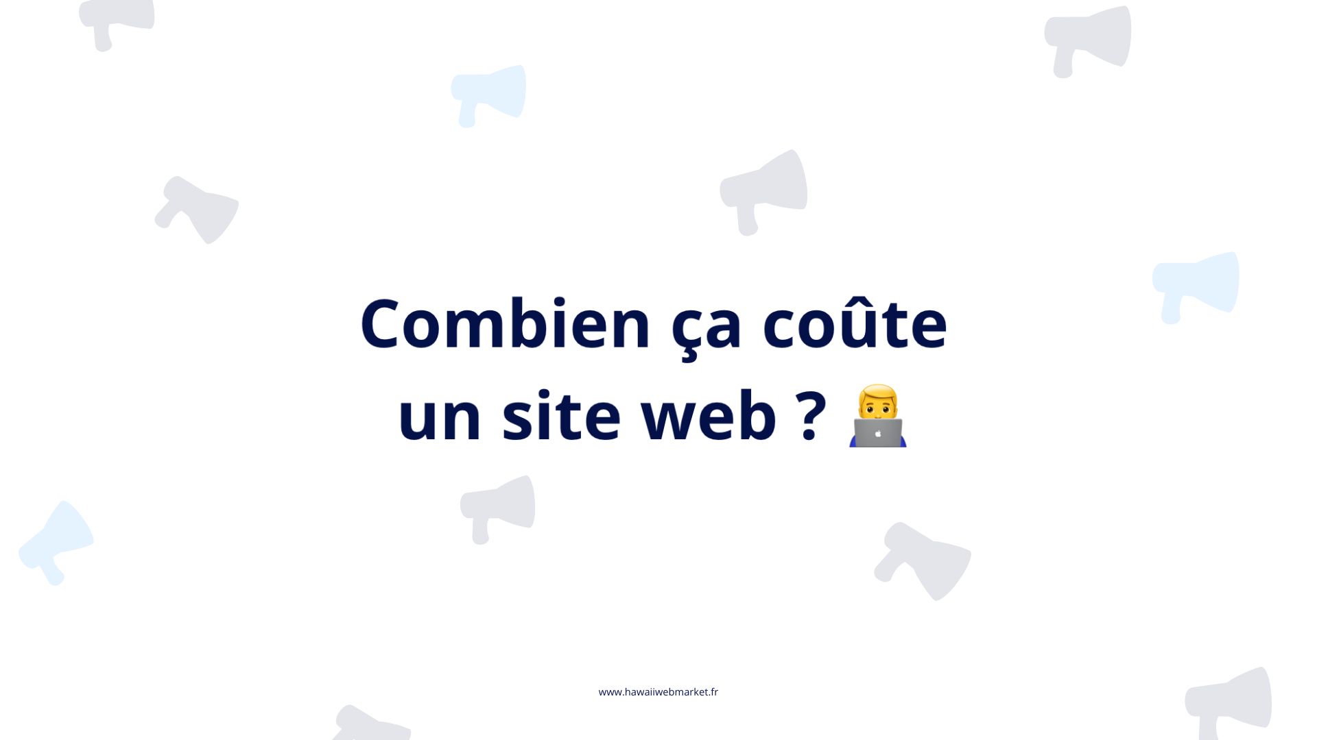 combien coûte un site web