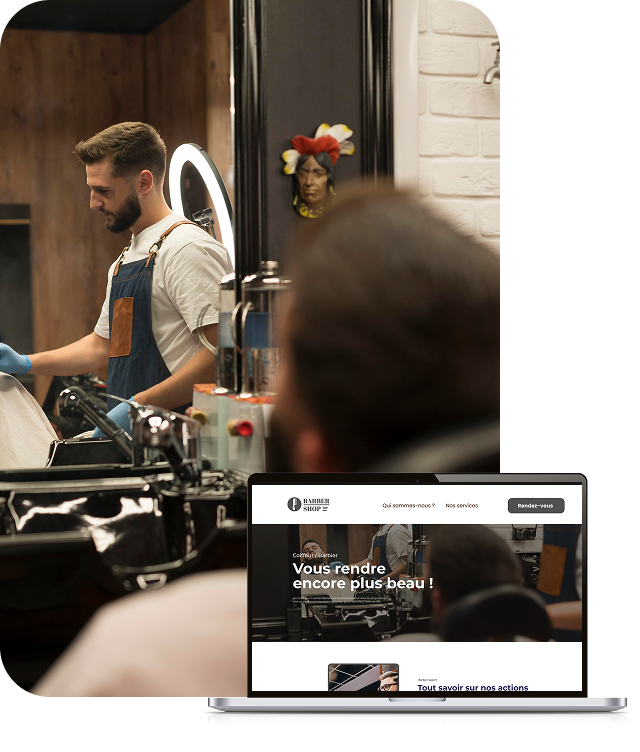 Création de site internet pour coiffeur