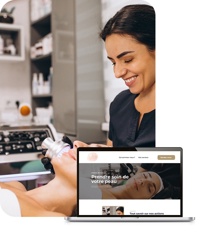 Création de site internet pour institut de beauté