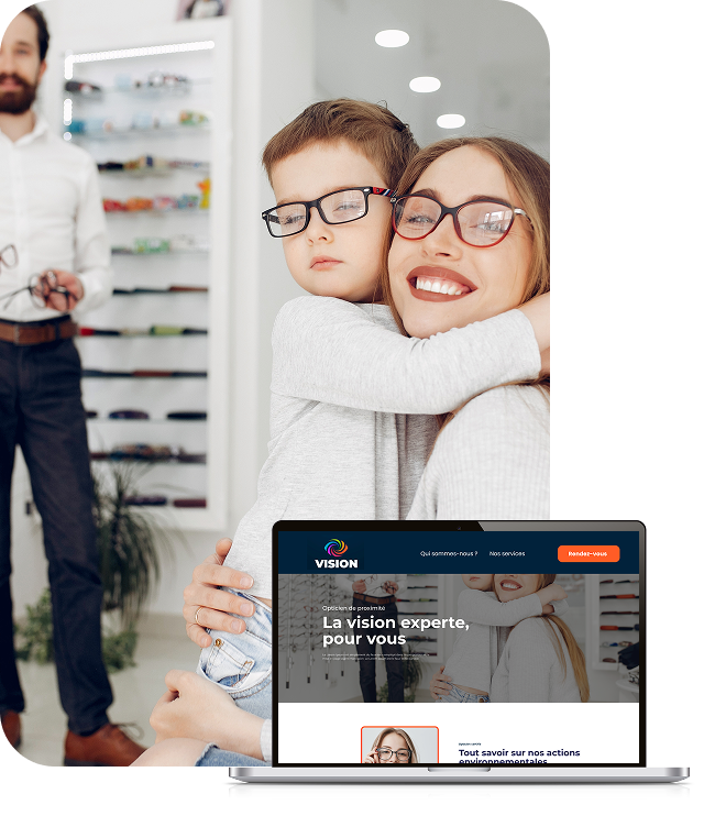 Création de site internet pour opticien